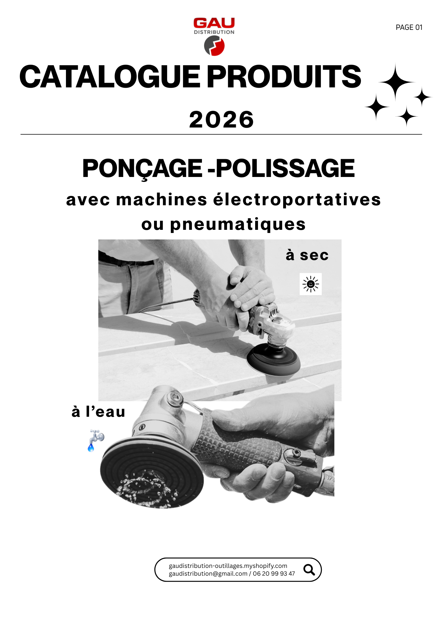 Catalogue produits Ponçage - polissage