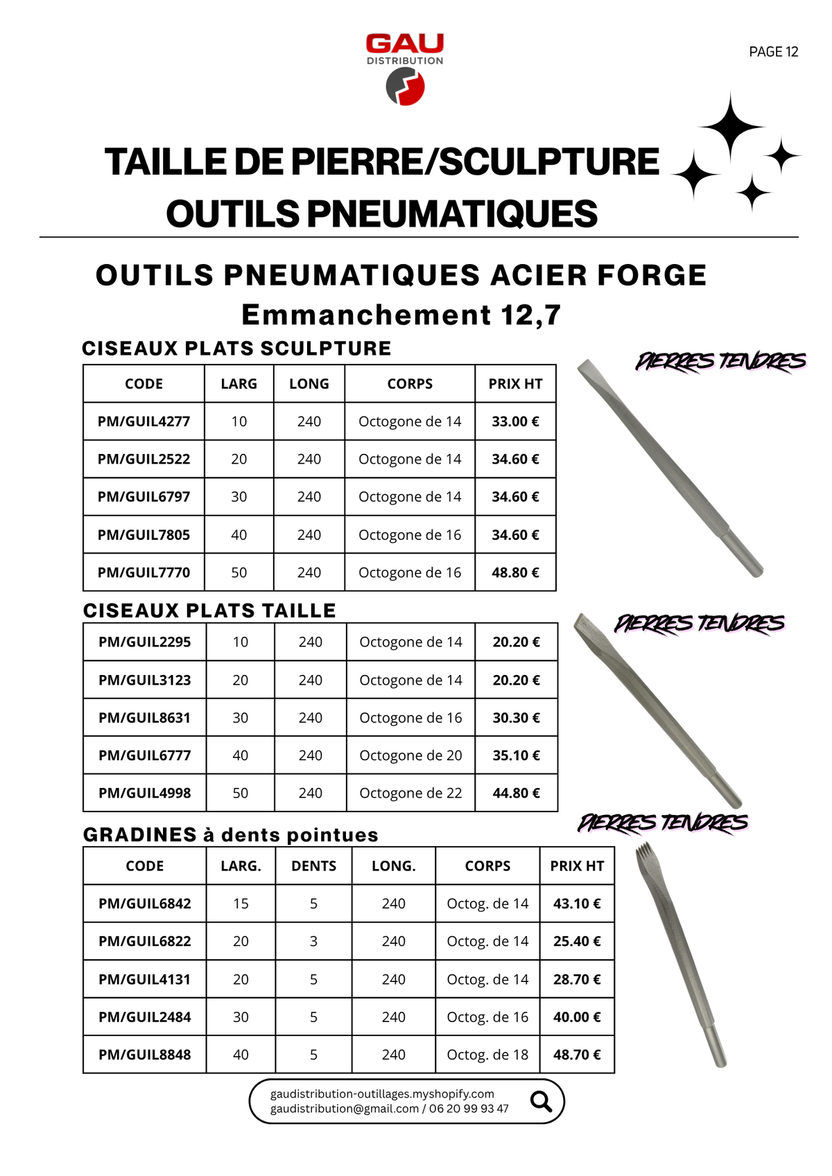 Catalogue produits Taille de pierre - sculpture
