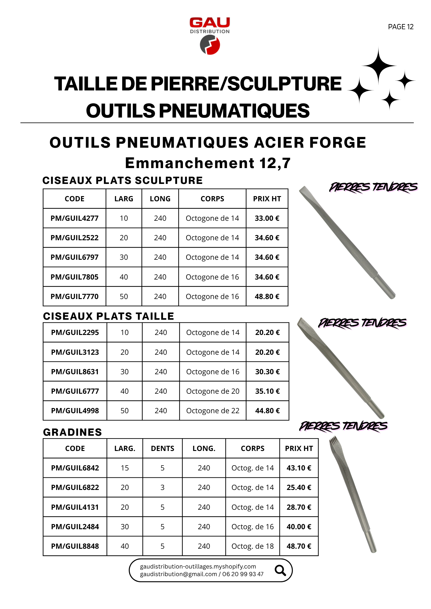 Catalogue produits Taille de pierre - sculpture