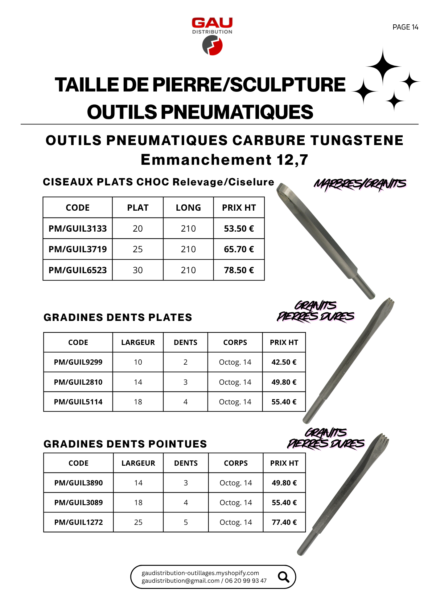 Catalogue produits Taille de pierre - sculpture
