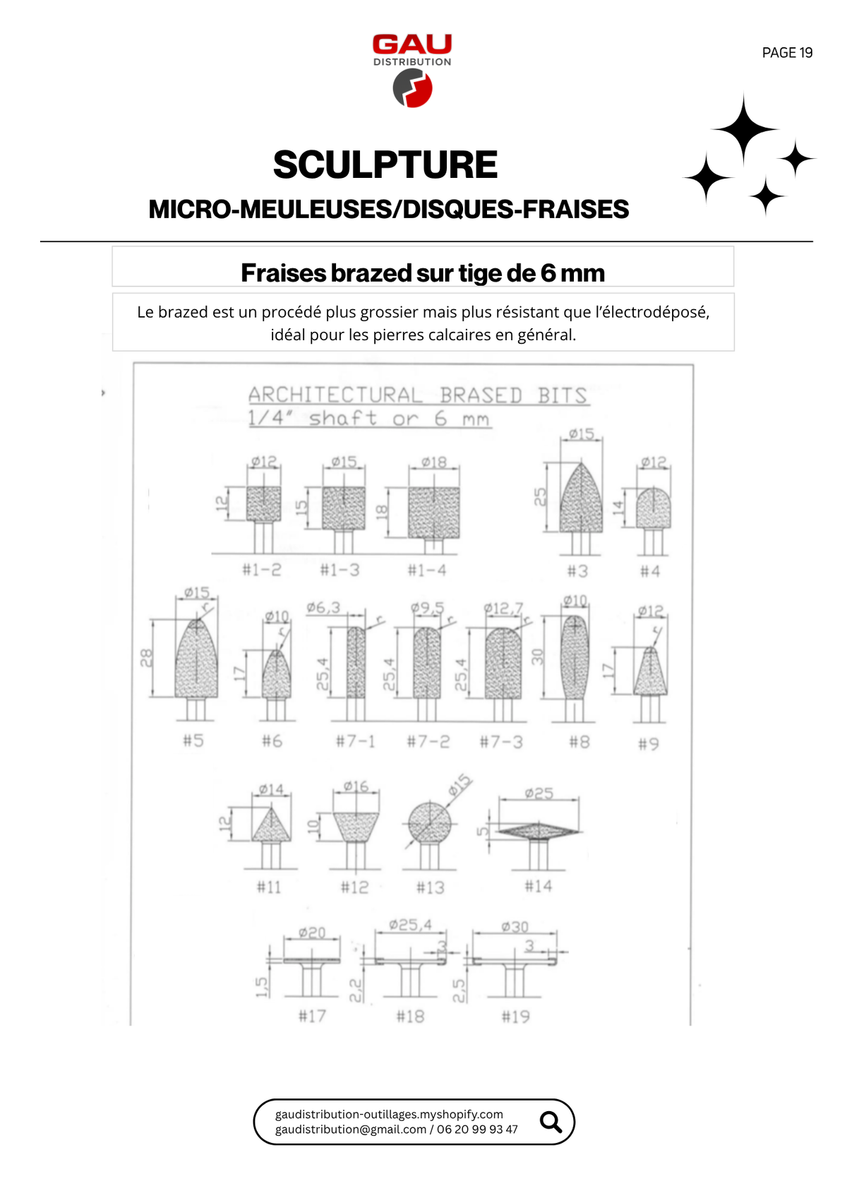 Catalogue produits Taille de pierre - sculpture