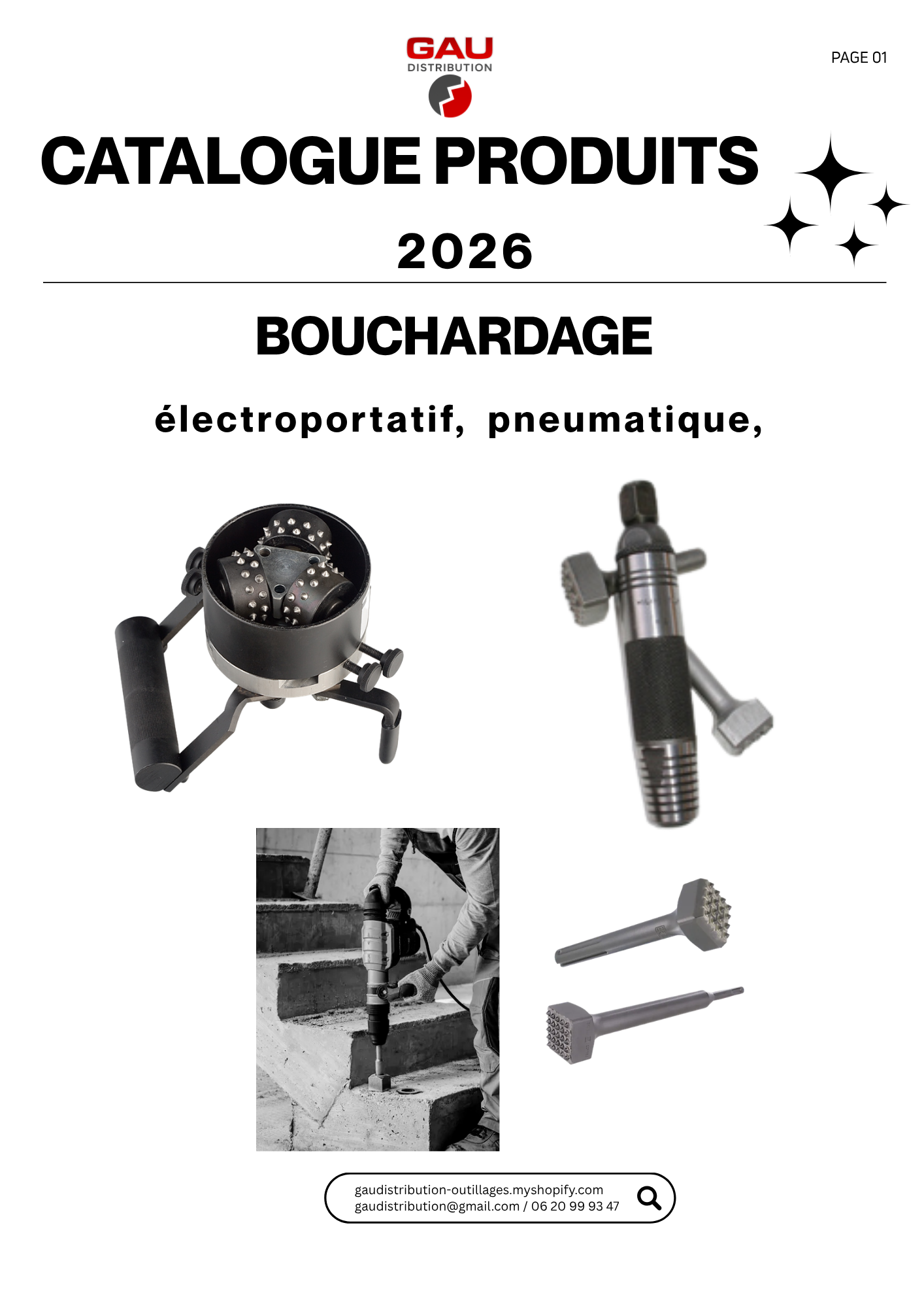 Catalogue produits Bouchardage