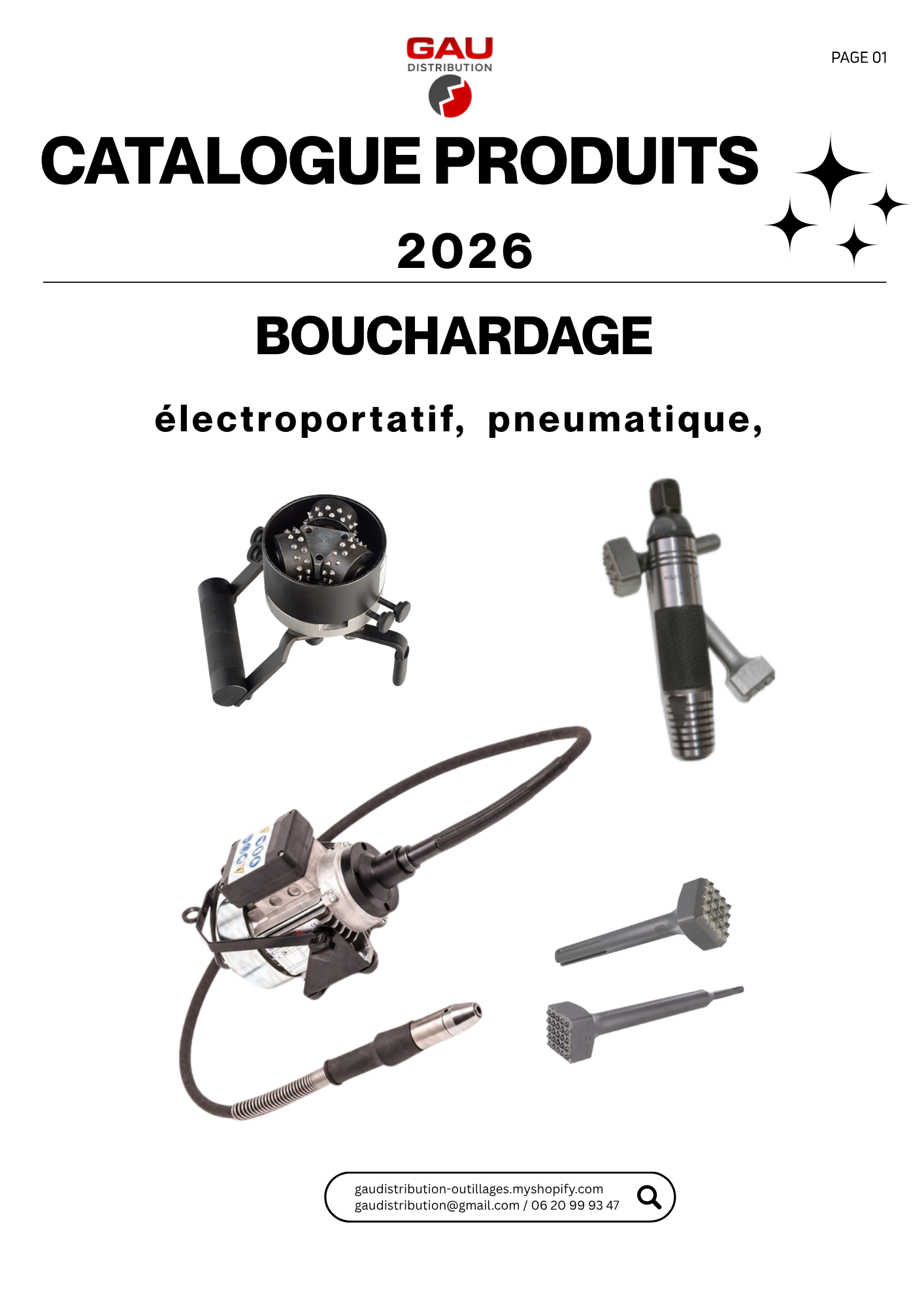 Catalogue produits Bouchardage