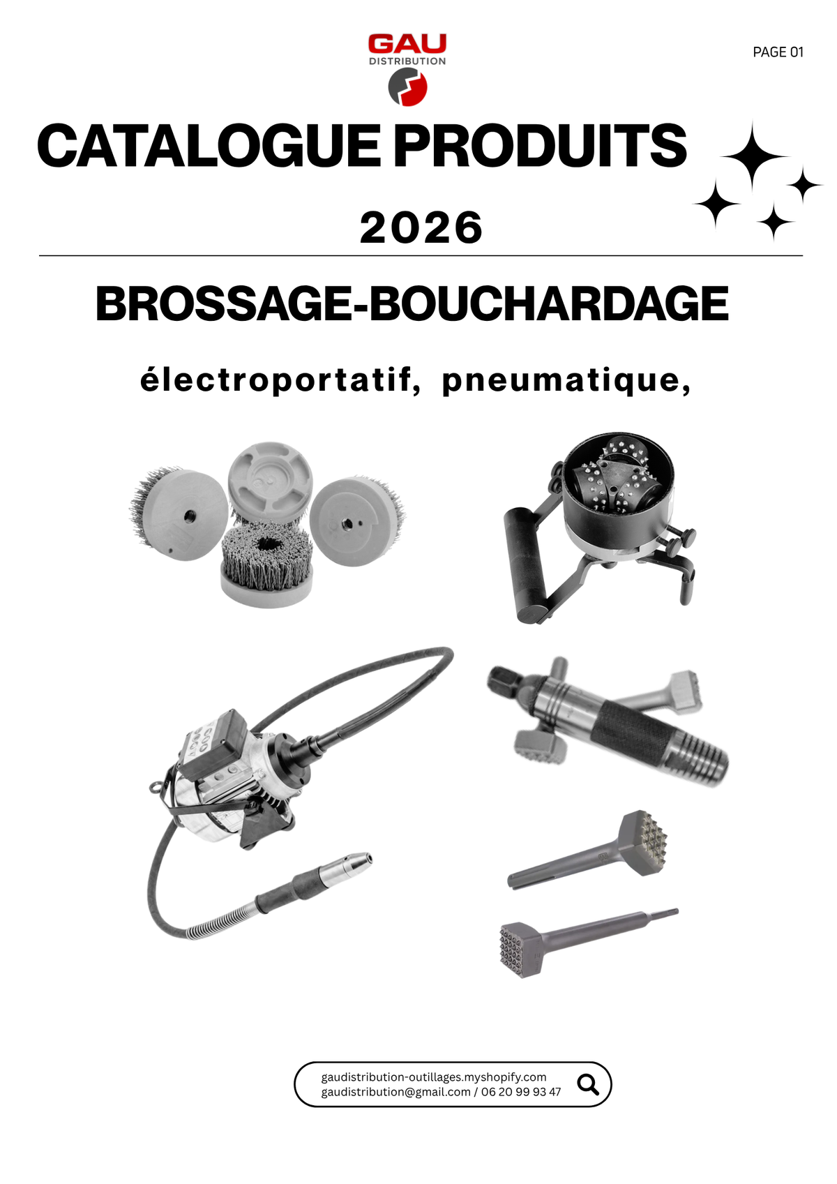 Catalogue produits Brossage-Bouchardage