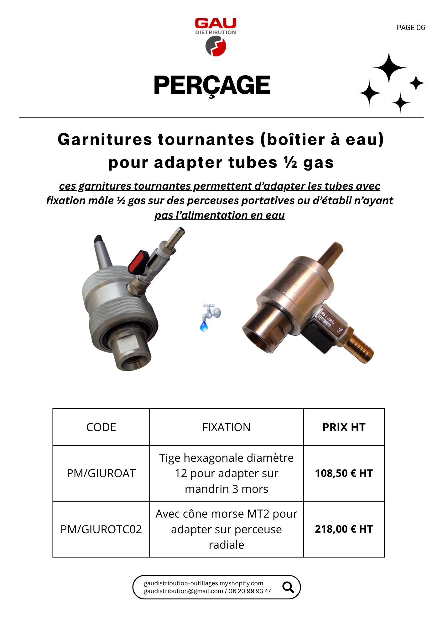 Catalogue produits Perçage
