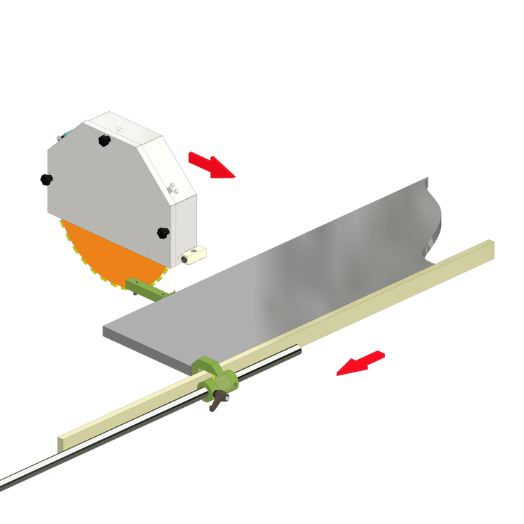 Abouteuse monodisque pleine passe DONATONI type DM1